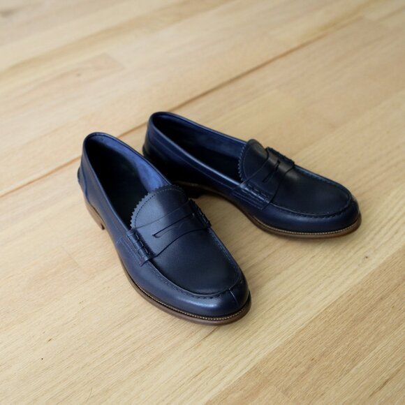 Women's Church's Pembrey Loafers "Sally" in Deep Navy - Picture 2 of 5